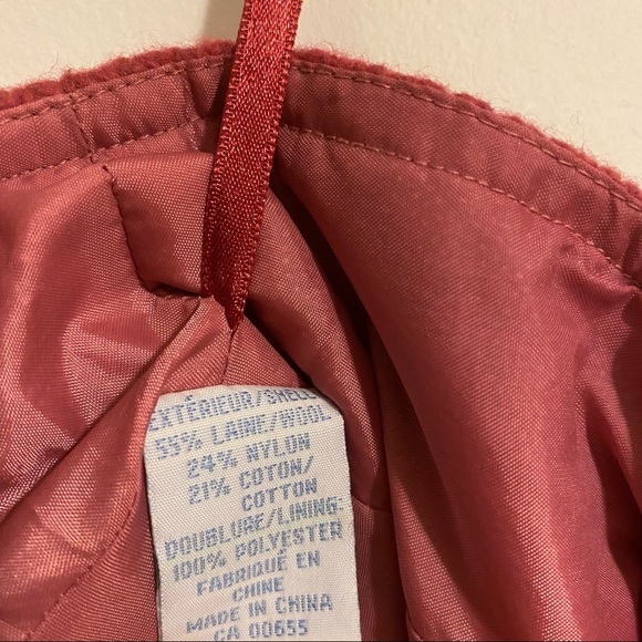 Y2K Fuschia Wool Dress Skirt - Picture 4 of 6